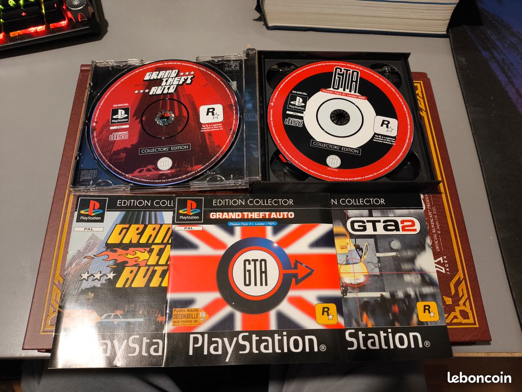 Jeu PS1 GRAND THEFT AUTO VICE CITY - Version Loose, Bon État, Fonctionnel