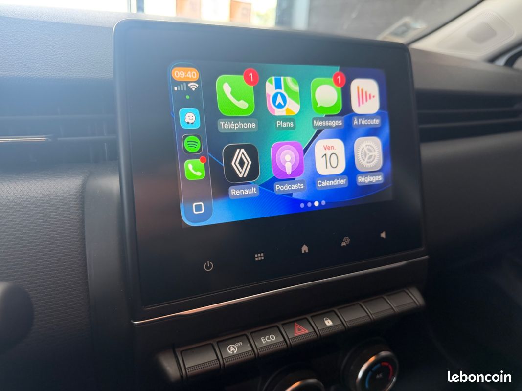 RENAULT CLIO 1.0 TCE 90 EQUILIBRE -APPLE CAR PLAY-GARANTIE 6 MOIs (image 9)