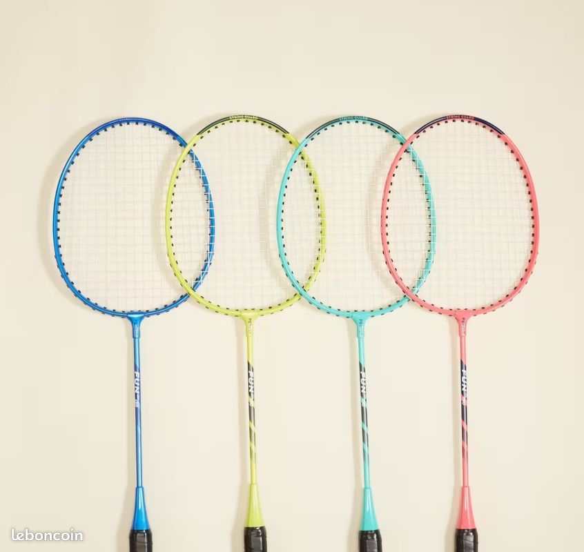 Lot de Raquettes de Badminton Enfant BR Discover pour les