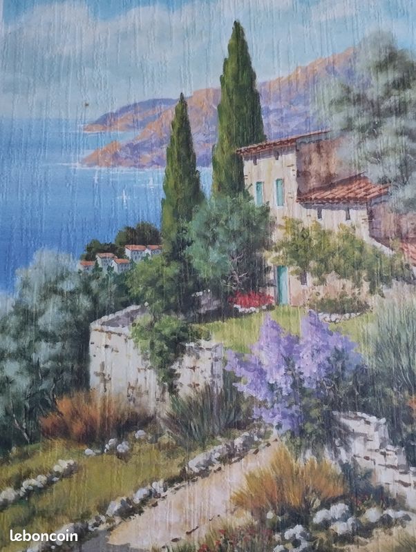Cadre aquarelle signée M. LIZZI (image 2)