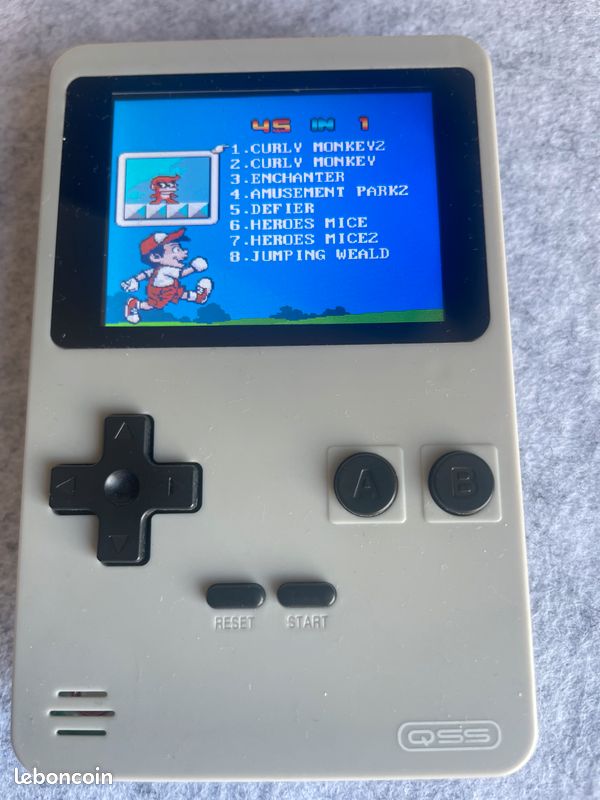 Console Portable - Gameboy - Retro - 900 Jeux Inclus - Écran 3 pouces - Batterie Rechargeable Couleur Cyan - Jeux vidéo Console Portable - Gameboy - Retro - 900 Jeux Inclus - Écran 3 pouces - Batterie Rechargeable Couleur Cyan - Jeux vidéo