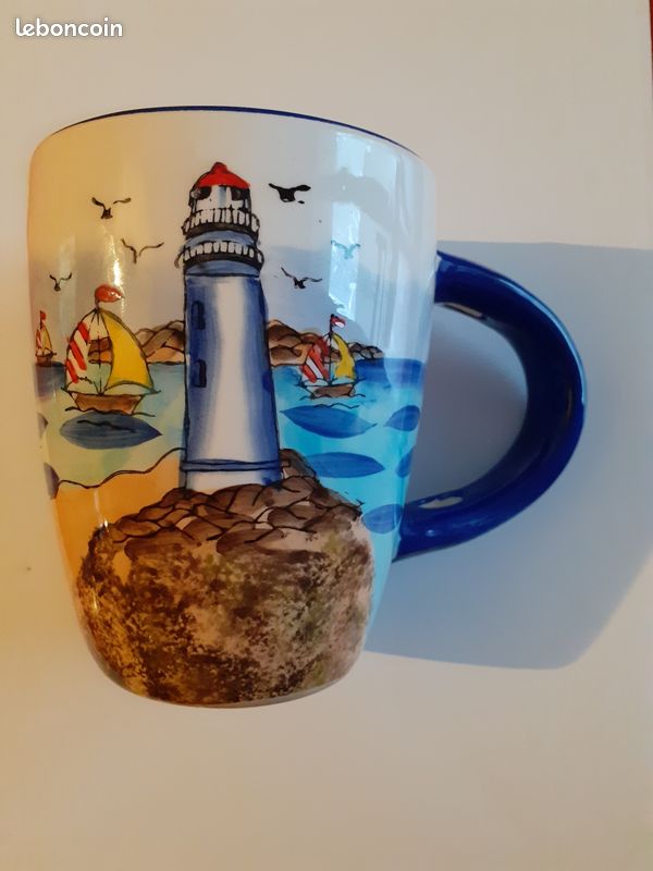 Tasse thème bord de mer (image 1)