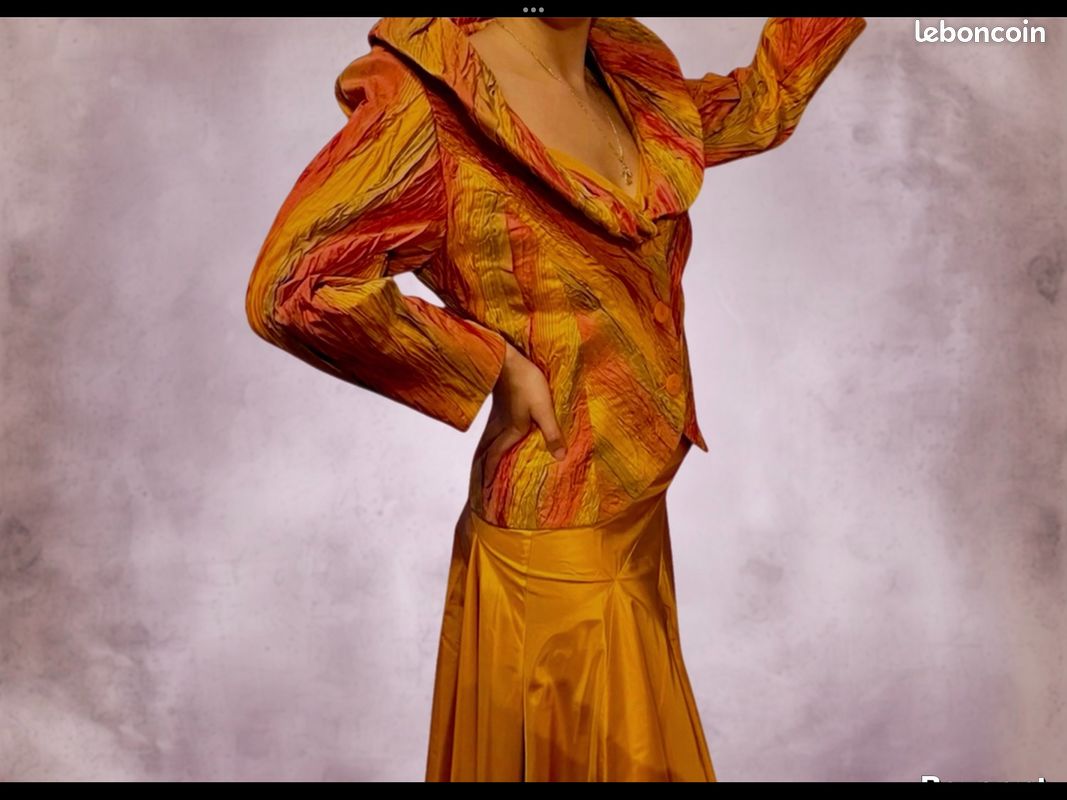 A Vintage 1990s Renato Nucci brocade Dress and Jacket at