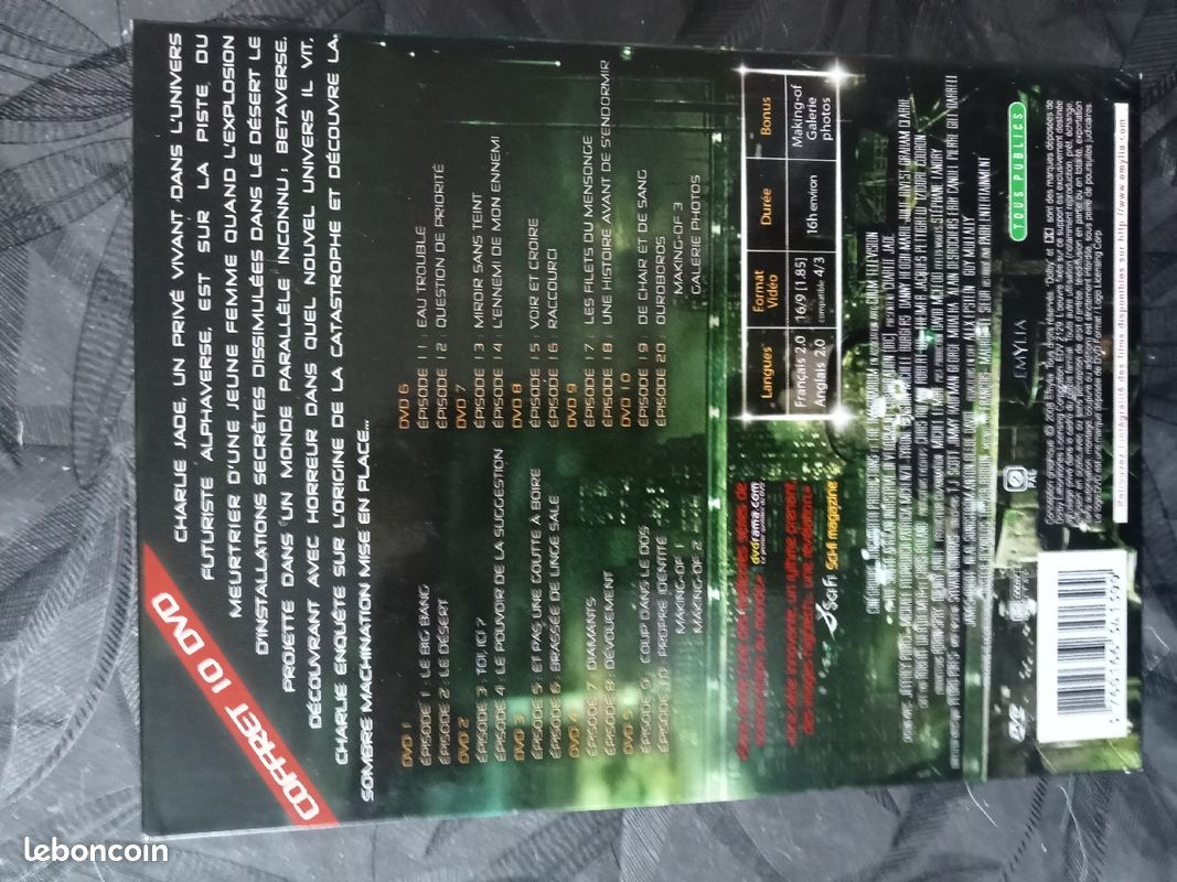 Coffret 10 dvd charlie jade (image 2)