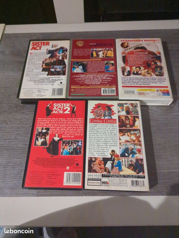 Lot 5 VHS Whoopy Goldberg (image 2)