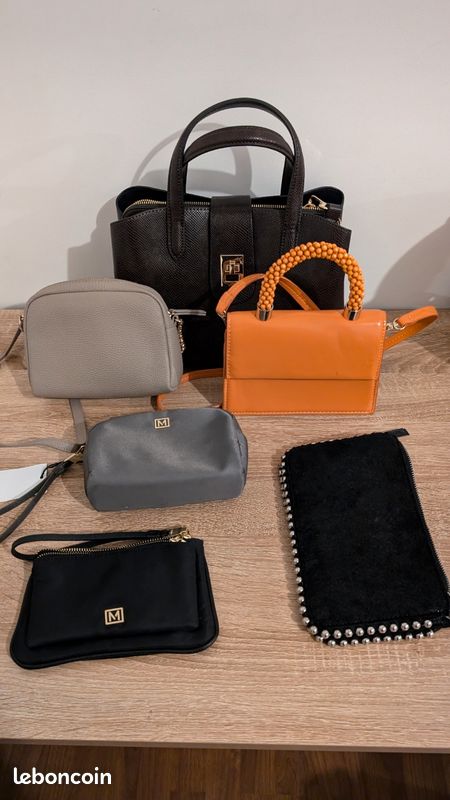 Sac Porté Sac Zara A Clou Lot De Sacs Zara, Minelli, H&m Et Mango