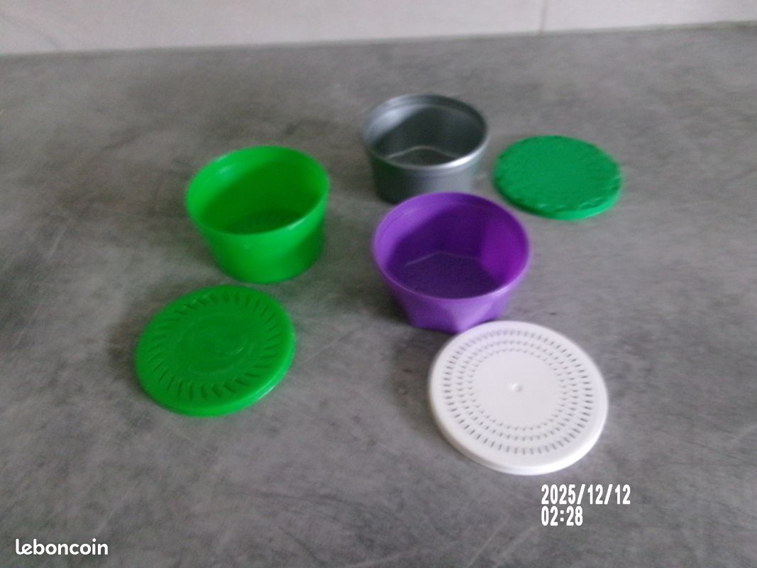 Lot de 3 boîtes à appâts avec trous d'aération