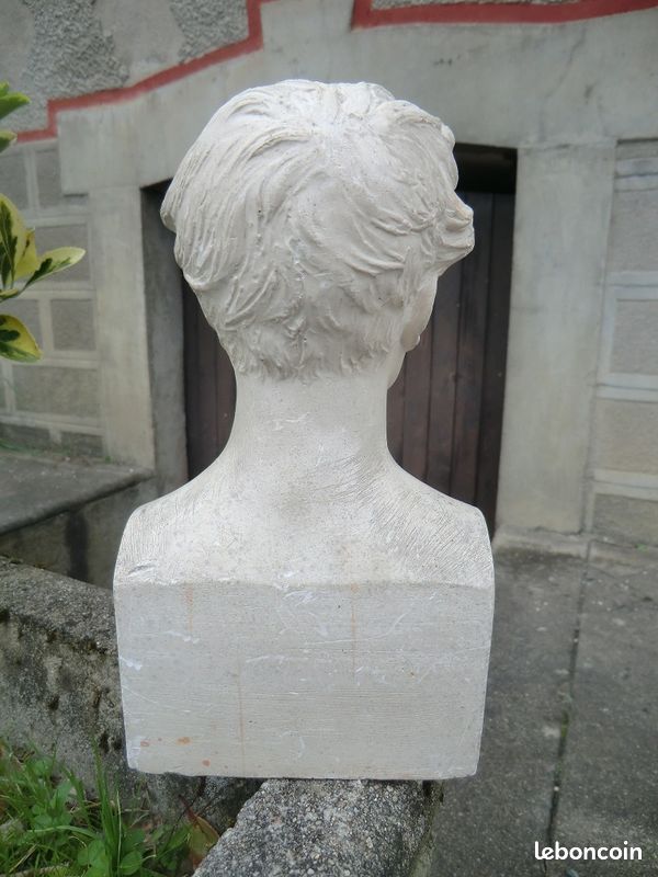 Jean-Pierre DANTAN dit DANTAN Jeune - Buste du Dr Charles-Louis AUZOUX - Daté 1844 - Portrait Sérieux (image 4)