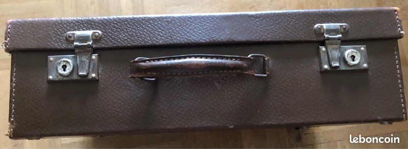 Vintage valise de voyage et de toilette 40s (image 4)