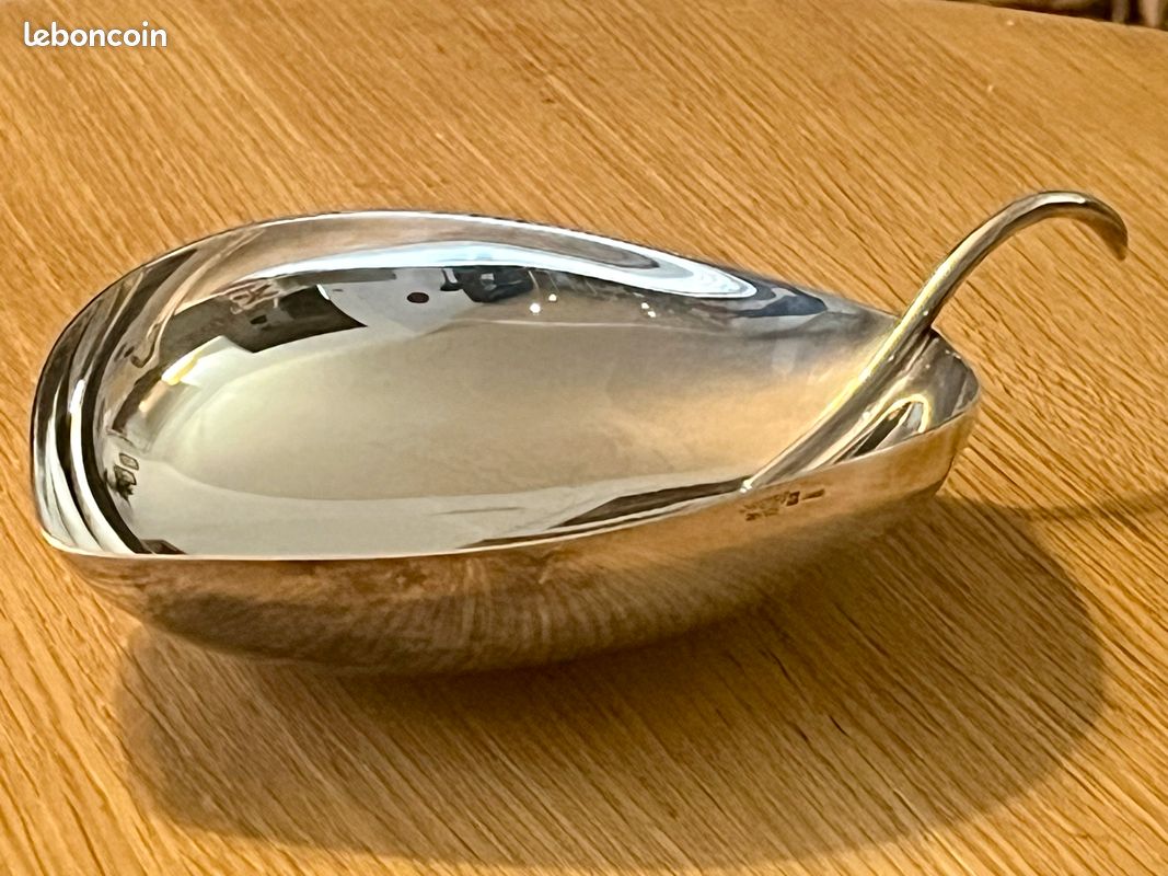 Corbeille/ Vide Poche en Céramique Tressée forme Cœur Vallauris 50´s