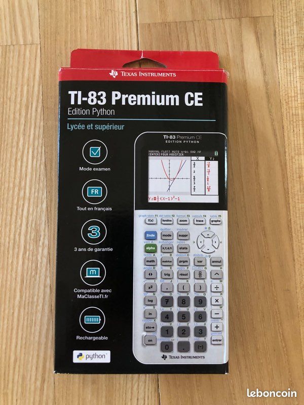 Calculatrice texas instruments TI-83 premium CE neuve
