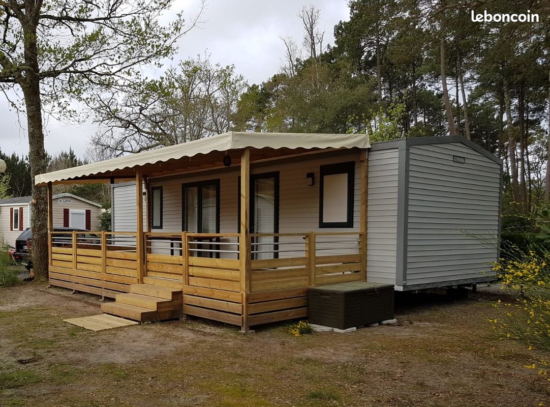 Vente Mobil Home Camping Les Oyats Seignosse Camping Seignosse - Annonces Camping et Mobil Home dans les Landes -  leboncoin