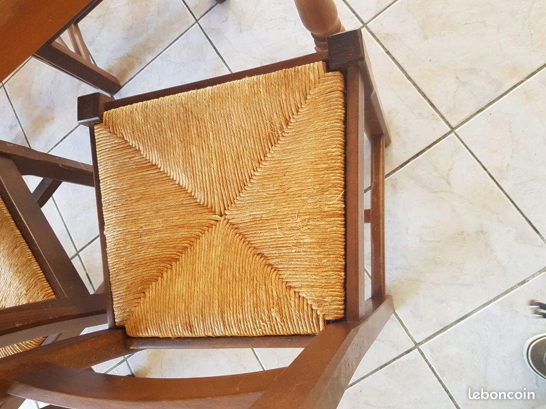 Table bois + 4 chaises (image 4)