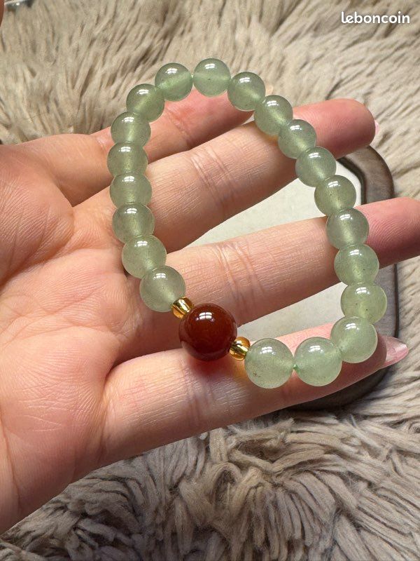Bracelet en pierre naturelle (quartz) (image 3)