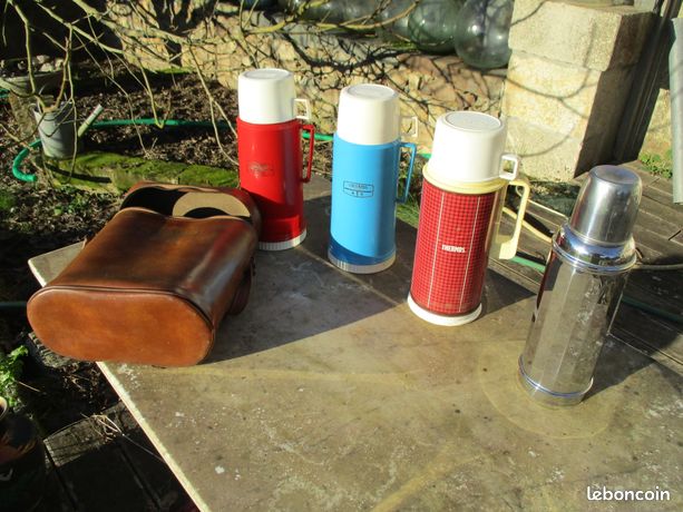 Lampe à Gaz Thermos 8352 Vintage - Bleue - Camping - Fabriquée Aux USA