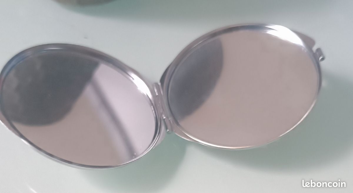 Miroir de poche de sac à main 6cm ∅ — Double face (1x / Grossissant) (image 4)
