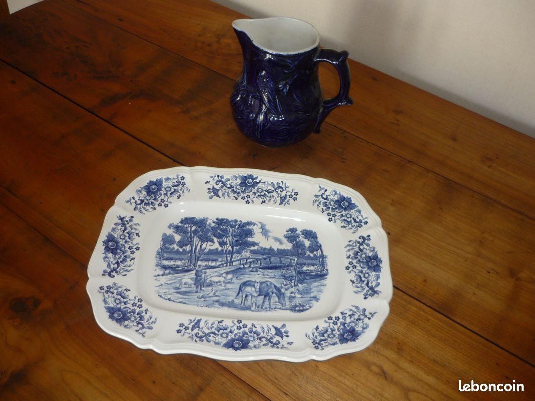 Plat faïence Sarreguemines modèle Derby (image 1)