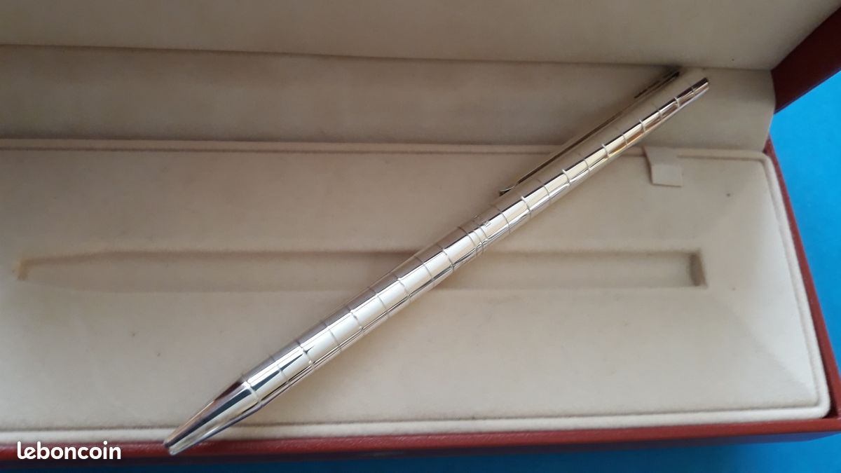 Stylo Bille De Prestige DUPONT FIDELIO - Plaque Argent - Modèle MX324 - Neuf De Stock