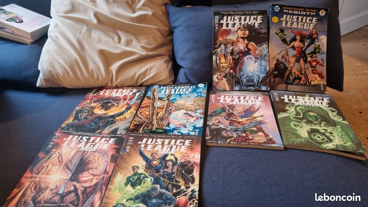 Lot bandes dessinée comic justice league (image 1)