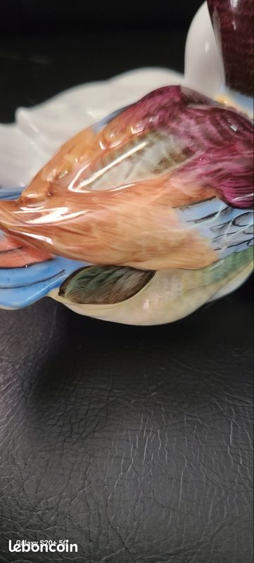 Magnifique couple de canards en porcelaine Herend Hongrie (image 10)