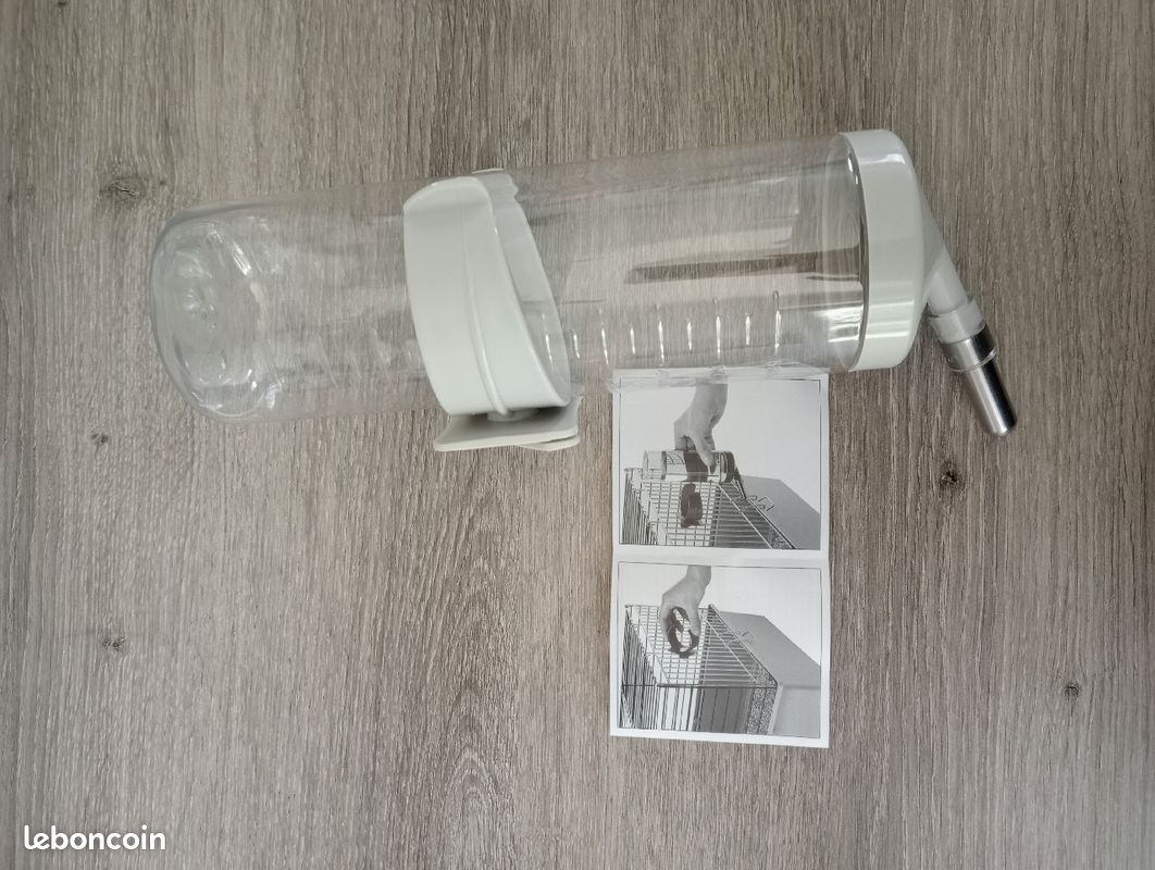 Biberon pour rongeurs lapin 600ml (image 1)
