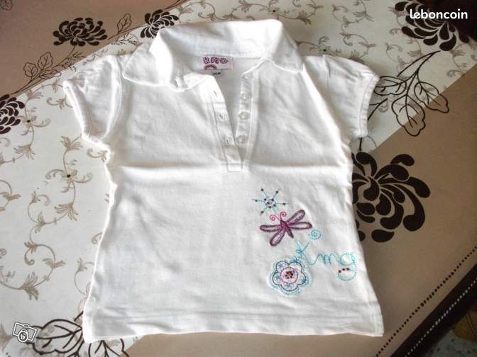 T-shirt manches courte bebe 2 ans KMG ( lola ) (image 1)