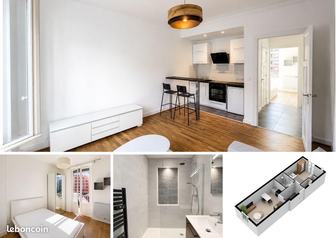 Appartement 2 pièces 39 m² · à Grenoble · 39 m² · 759 €