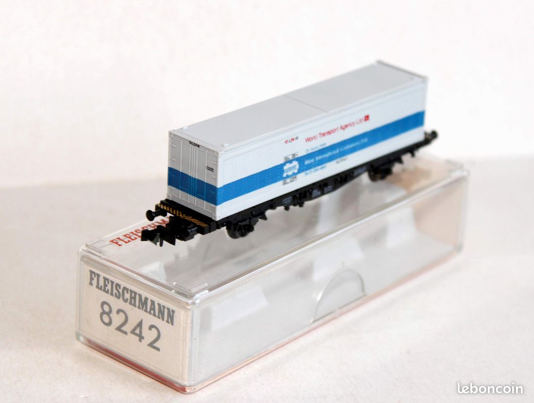 Set Fleischmann Wagons Porte-containers SBB CFF – Échelle N 1/160, époque 6, Occasion