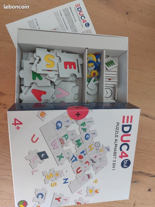 Puzzle éducatif alphabet 3 en 1 Educ4bul (image 1)