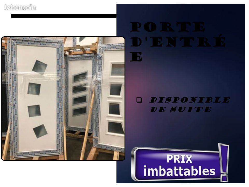 Porte d'entrée PVC stockDAHAN (image 4)