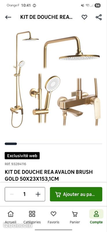 Colonne de douche avec robinet (image 1)