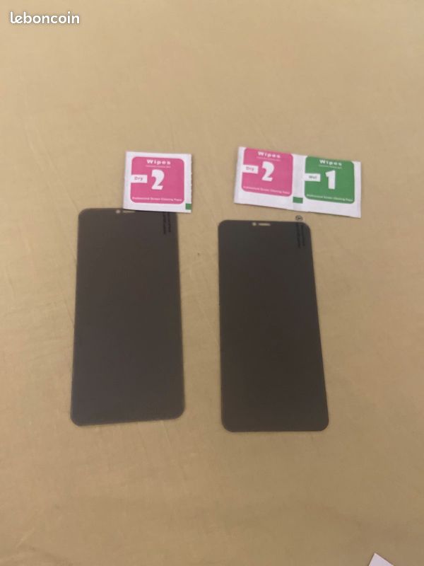 Kit vitre de protection iPhone 11 Pro Max (image 1)