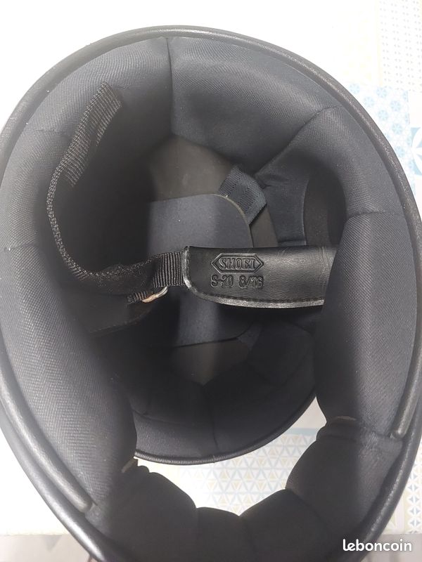 Casque moto vintage SHOEI S-20 années 70 – 59 cm – avec carton d'époque (image 4)