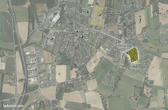 Terrain 240 m² Crevin