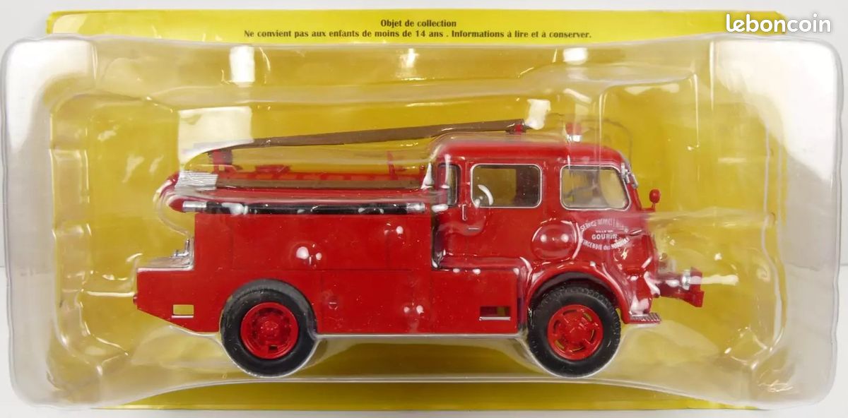 Miniature IXO N°16 – Berliet GLB 19 R Car De Commandement CRS, échelle 1/43, Neuf