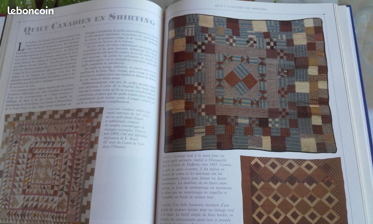 PATCHWORKS quilts appliqués TRADITIONS DU MONDE (image 3)