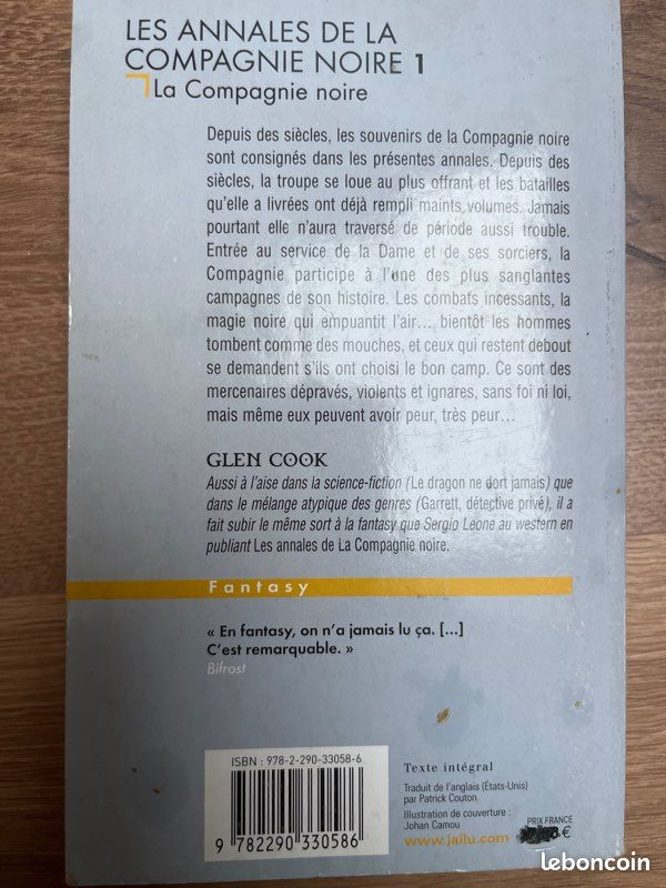 Les annales de la compagnie noire 1- Glen cook (image 2)
