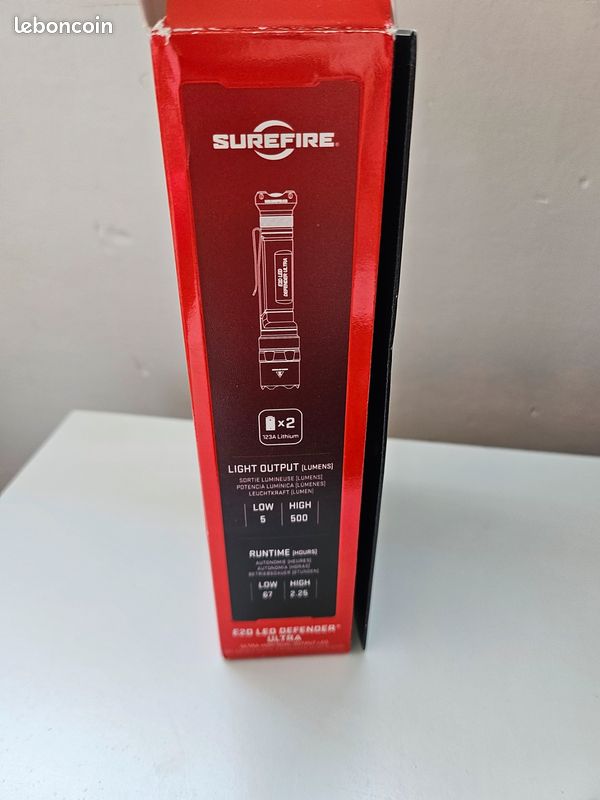 SureFire E2D Defender Ultra LED Flashlight E2DLU-A