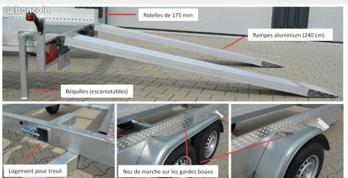 Butée de roue Anssems - largeur 188 cm - hauteur 82 mm