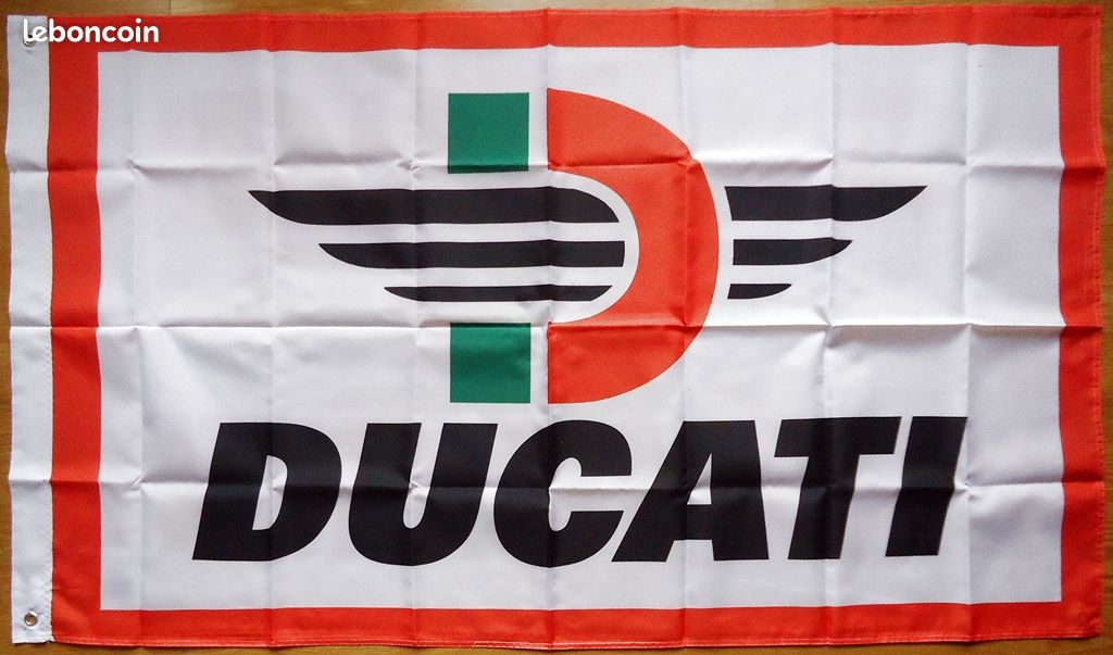 Panneau Métal Ducati – Plaque Alu Dibond Pour Déco Garage Ou Atelier
