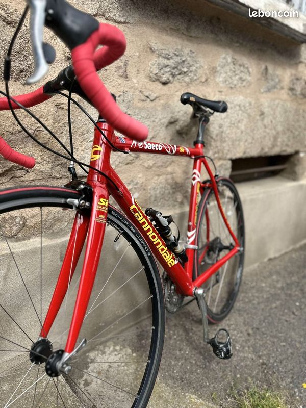 Sacoche De Selle Vintage Cannondale – Rouge – Vélo De Route – USA – Rare