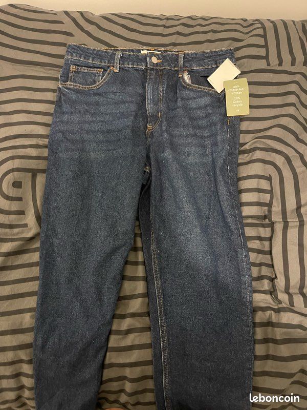 Jean Femme Miss News - Blanc - Taille 44 (XXL) - Coupe Regular - Occasion Très Bon état