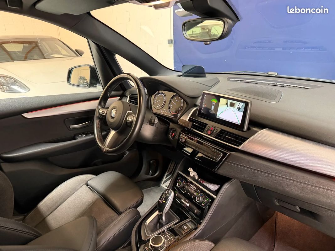 BMW Série 2 ActiveTourer 218d 150ch M Sport DKG7 - Origine France - Suivi BMW - Toit Ouvrant - Affiche Tête Haute - Sièges Electriques - Apple Carplay - Attelage (image 11)