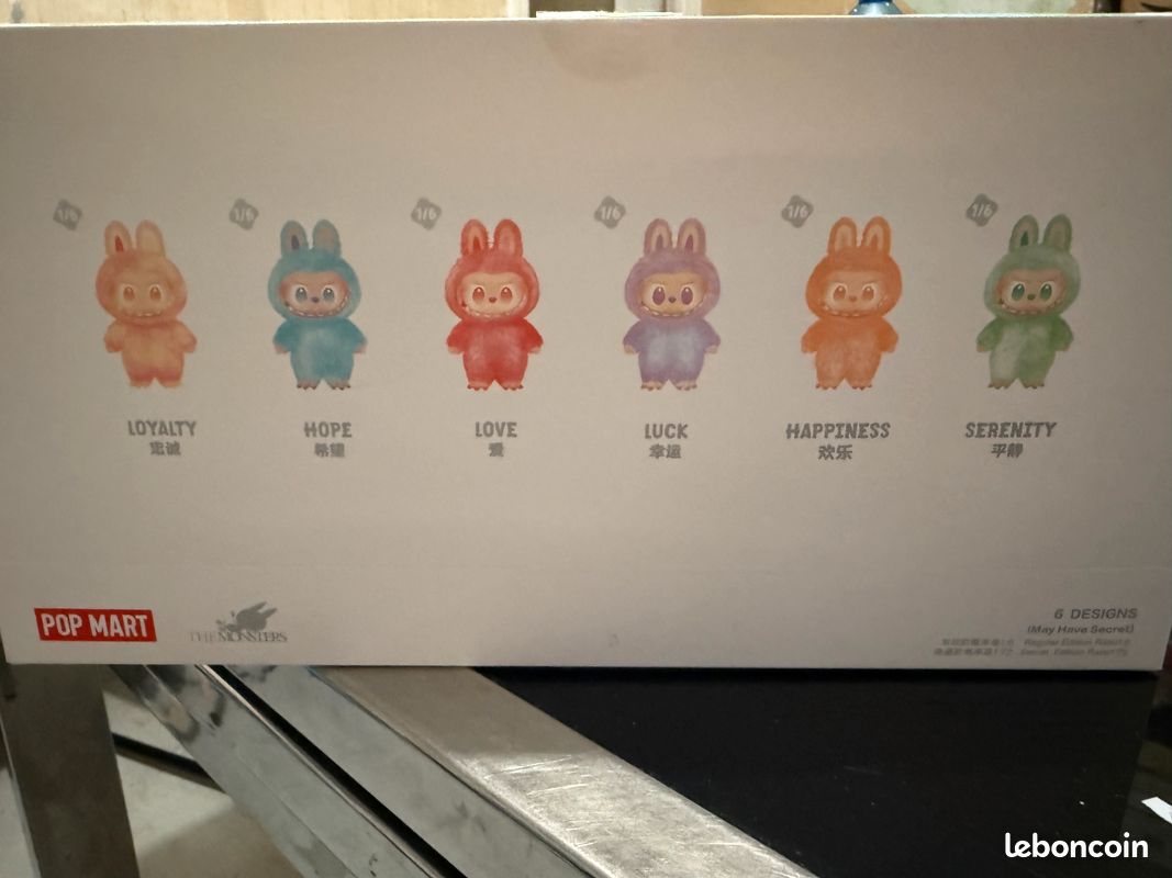 The Monsters Big Into Energy Series - Vinyl Plush Pendant Blind Box Labubu Violet Luck (image 2)