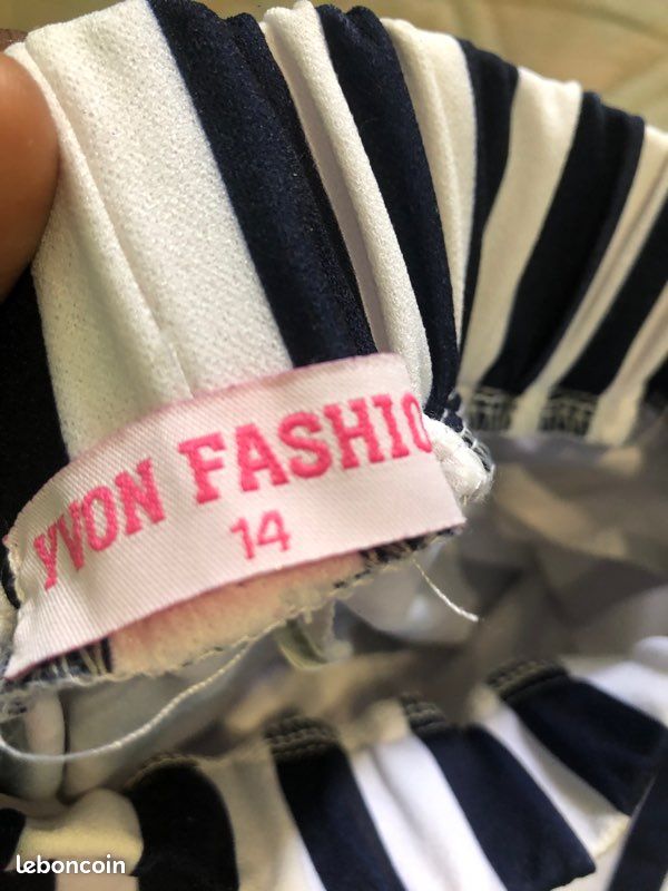 Pantalon à rayures enfant de 14y (image 2)