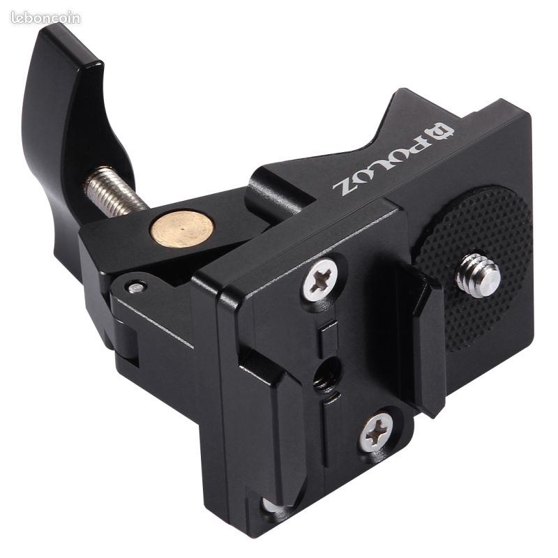 Puluz Support Pour Caméra D'action PULUZ Avec Fixation Sur Le Menton Du Casque De Moto (noir