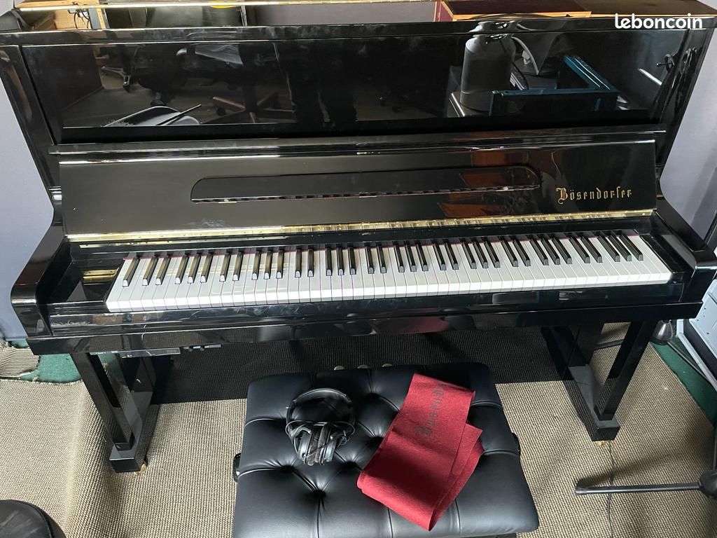 Piano droit noir Bosendorfer 120 Silent SH2 (image 3)