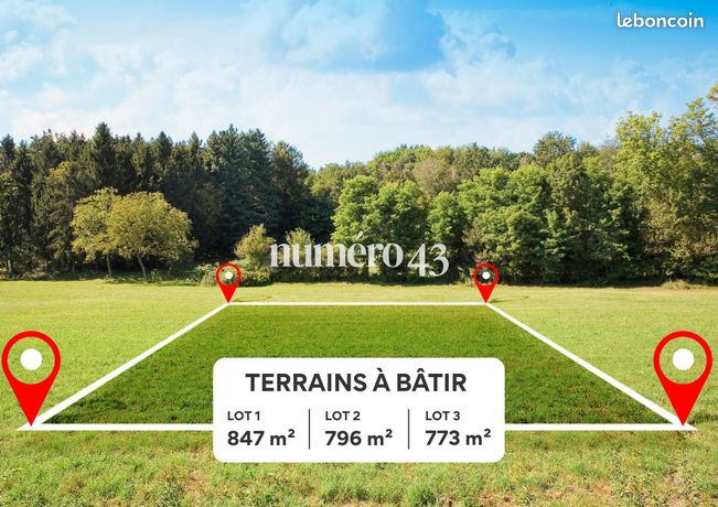 Terrain 847 m² Omet
