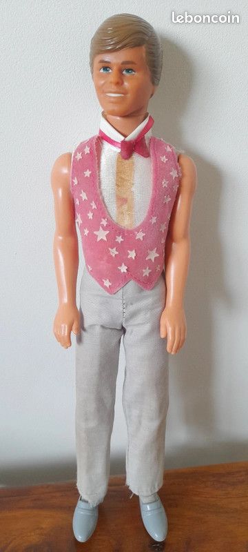 Poupée Ken Dream Glow – Barbie 1985 – Mattel Vintage – Occasion