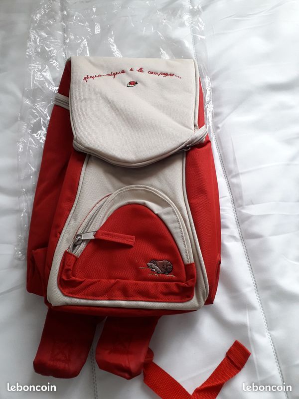 Sac Ã Dos Cyrillus Sac à Dos Rouge Isotherme Neuf 38x28 Cm